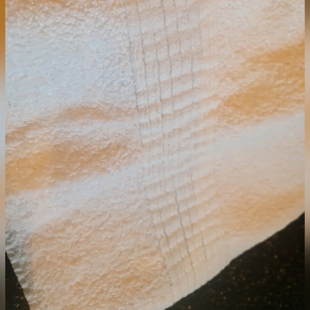 Hand Towels White Turkish Luxury Collection 65% Cotton 35% Modal Like New Set/4